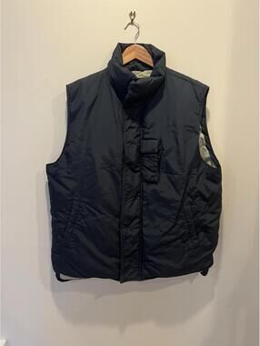 DNA Easyway Mens Black Puffer Vest XL Lightweight Zip Front